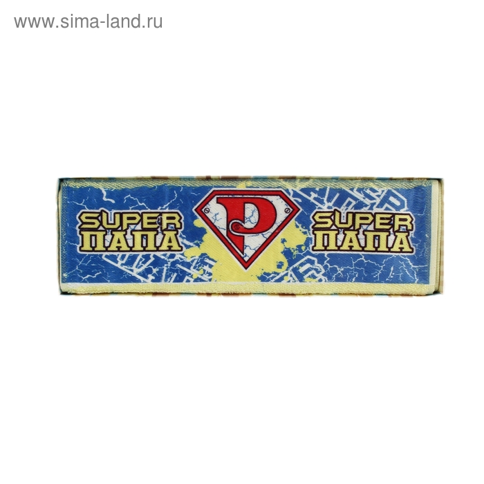 Полотенце "Collorista" Супер папа 30 х 70 см, хлопок 450гр/м2 - Фото 1