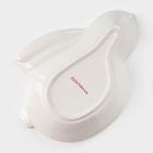 Блюдо Доляна «Зайка в золотом», 20.5×15.5×3.2 см, доломит, белое - Фото 6