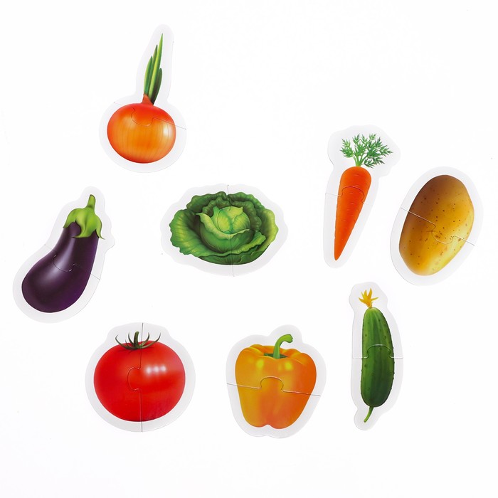 Макси-пазлы «Овощи», 8 пазлов 56456