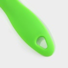 Овощечистка Доляна «Смайлик», 15 см, зелёная 836777