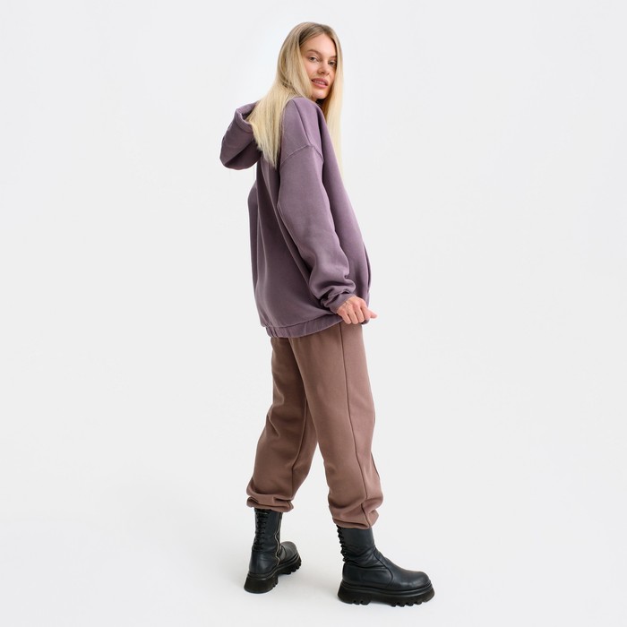 Худи женское НАЧЁС, цвет темно-бордовый, размер M (42-46) 56458