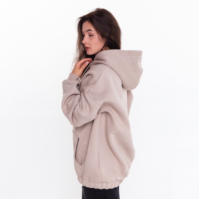 Худи женское НАЧЁС, цвет бежевый, размер M (42-46) 56459