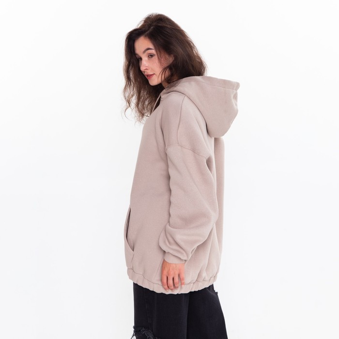 Худи женское НАЧЁС, цвет бежевый, размер M (42-46) 56459