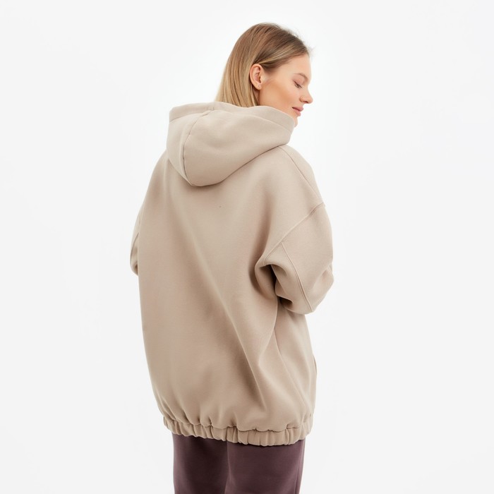Худи женское НАЧЁС, цвет бежевый, размер M (42-46) 56460
