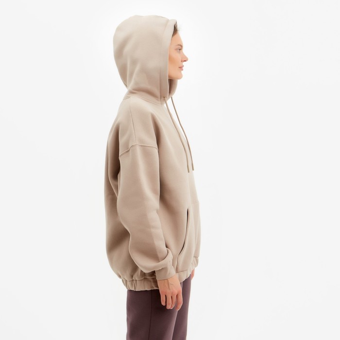 Худи женское НАЧЁС, цвет бежевый, размер M (42-46) 56460