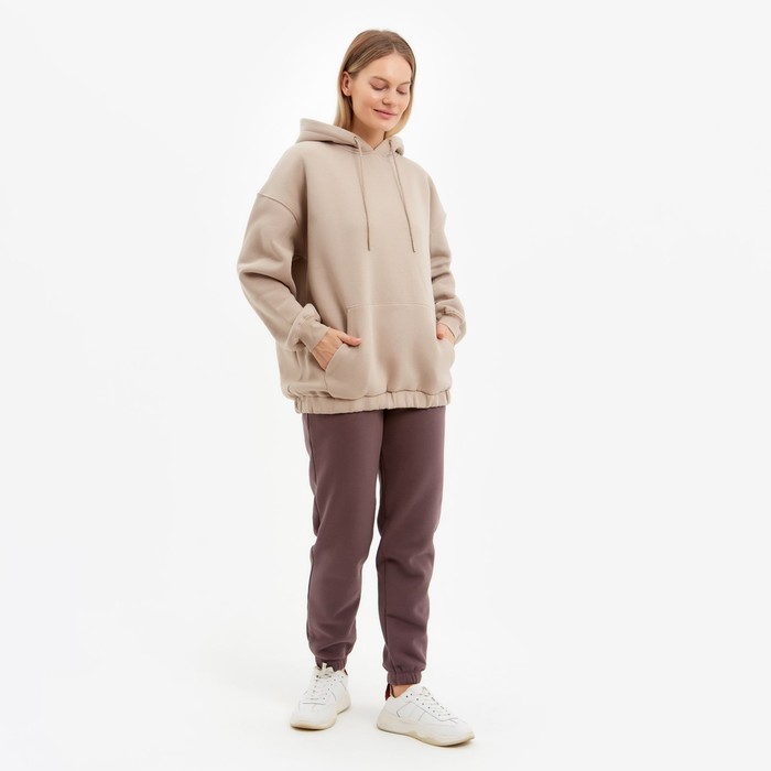 Худи женское НАЧЁС, цвет бежевый, размер M (42-46) 56460