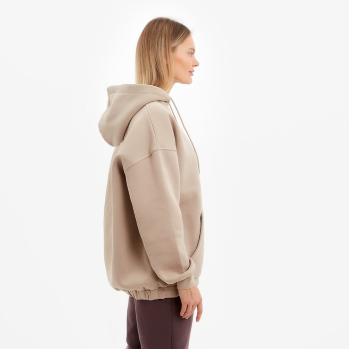 Худи женское НАЧЁС, цвет бежевый, размер M (42-46) 56460