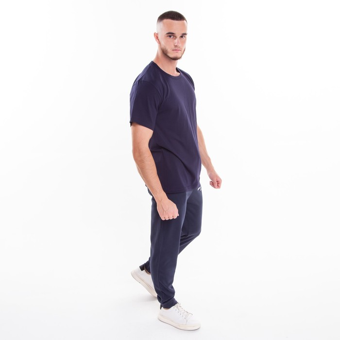 Брюки мужские, цвет тёмно-синий, размер L (48) 56474