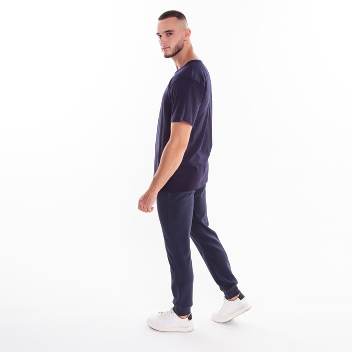 Брюки мужские, цвет тёмно-синий, размер L (48) 56474