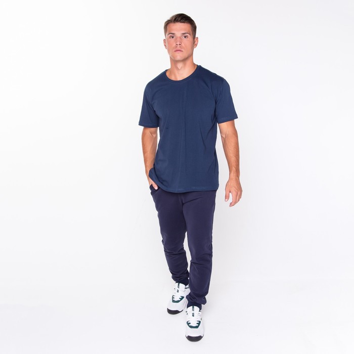 Брюки мужские, цвет тёмно-синий, размер XXL (52) 56477