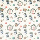 Бумага упаковочная новогодняя, крафт «Венки»,1 лист, 70×100 см - Фото 5