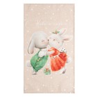 Полотенце Этель "С Новым годом" 40х73 см, 100% хл, саржа 190 г/м2 - фото 53699156