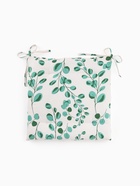 Подушка на стул «Доляна. Эвкалипт», 42×42 см, белая - Фото 4