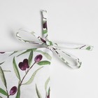 Подушка на стул «Доляна» Olives, 42×42 см, белая - Фото 4