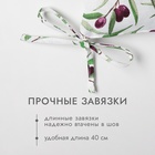 Подушка на стул «Доляна» Olives, 42×42 см, белая - Фото 3