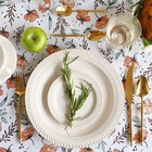 Скатерть Доляна Oleander 149×180 см, 100% хлопок, рогожка 164 г/м² - Фото 3