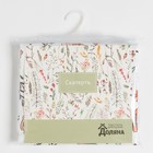 Скатерть Доляна Oleander 149×180 см, 100% хлопок, рогожка 164 г/м² - Фото 7