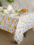 Скатерть Доляна Duckling, 149×180 см, 100% хлопок, рогожка 164 г/м² - Фото 3
