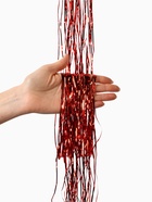 Дождик новогодний красный, b-7.5 см, L-150 см (комплект 50 шт) - фото 61889828