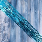 Дождик новогодний бирюза, b-7.5 см, L-150 см - Фото 3