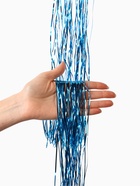 Дождик новогодний бирюза, b-7.5 см, L-150 см (комплект 50 шт) - фото 61889843