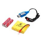 Джип радиоуправляемый Monster, 1:16, 4WD, работает от аккумулятора, цвет синий - фото 24455292