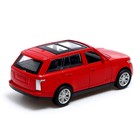Машина металлическая «Джип», инерционная, масштаб 1:43, цвет красный - Фото 3