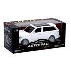 Машина металлическая «Джип», инерционная, масштаб 1:43, цвет белый - фото 44116120