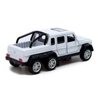 Машинка металлическая «Джип 6×6», 1:32, инерция, цвет белый - Фото 4