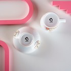 Набор детской посуды из керамики Доляна «Жирафик», 2 предмета: кружка 230 мл, миска 400 мл, цвет белый - Фото 6