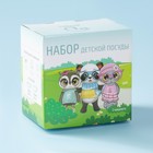 Набор детской посуды из керамики Доляна «Панда», 2 предмета: кружка 230 мл, миска 400 мл, цвет белый - Фото 5