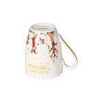 Кружка фарфоровая Доляна «Новогоднее настроение. Всё сбудется», 350 мл, цвет белый - Фото 3