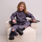 Костюм детский (свитшот, брюки) MINAKU, серый, рост 158 см - Фото 15