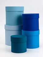Набор круглых коробок 5 в 1, «Малахит», 20×20×20 - 11×11×11 см - Фото 2