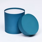 Набор круглых коробок 5 в 1, «Малахит», 20×20×20 - 11×11×11 см - Фото 6