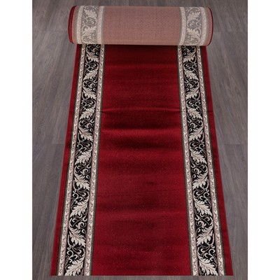Ковровая дорожка Merinos Colizey, размер 80x2500 см, цвет red