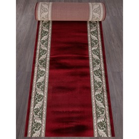 Ковровая дорожка Merinos Colizey, размер 100x2500 см, цвет red-green