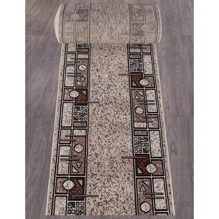 Ковровая дорожка Merinos Gavana, размер 70x3000 см, цвет beige - Фото 1