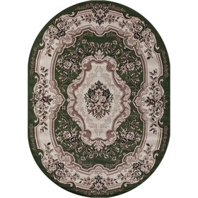 

Ковёр овальный Gavana D017, размер 180x350 см, цвет green