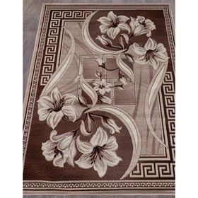 

Ковёр прямоугольный Gavana D187, размер 80x150 см, цвет beige
