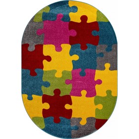Ковёр овальный Rio V820, размер 120x180 см, цвет multicolor