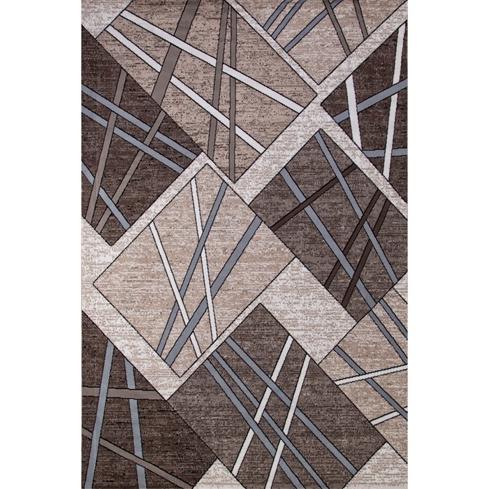 Ковёр прямоугольный Merinos Sierra, размер 180×250 см, бежево-коричневый