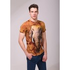 Футболка мужская Collorista 3D Elephant, размер M (46), цвет коричневый - Фото 3