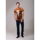 Футболка мужская Collorista 3D Elephant, размер M (46), цвет коричневый - Фото 4