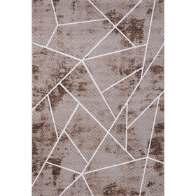 Ковёр прямоугольный Karmen Hali Panama, размер 78x150 см, цвет brown/brown