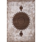 Ковёр прямоугольный Karmen Hali Panama, размер 293x400 см, цвет brown/brown - фото 301295577