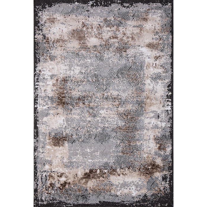 Ковёр прямоугольный Karmen Hali Panama, размер 78x150 см, цвет grey/brown - Фото 1