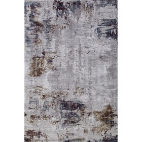 Ковёр прямоугольный Karmen Hali Quantum, размер 195x400 см, цвет grey/grey
