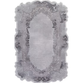 Ковёр прямоугольный Karmen Hali Safir, размер 78x150 см, цвет grey/grey