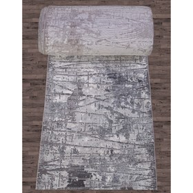 Ковровая дорожка Karmen Hali Armina, размер 80x2500 см, цвет grey/grey